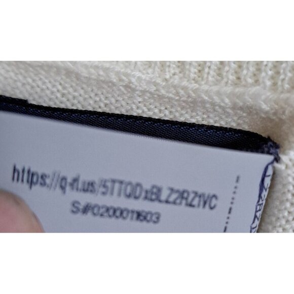 Polo by Ralph Lauren Women's XL Cream Merino Wool Sleeveless Turtleneck Sweater - Picture 6 of 8